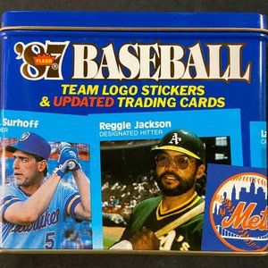 1987 FLEER UPDATE BASEBALL CARD SET IN TIN (NOT SEALED)